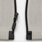 Herre sweater med magnet lynlås