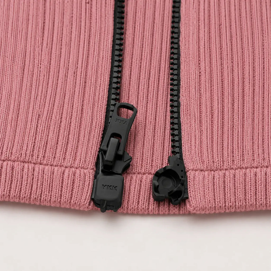 Dame sweater med magnetlynlås
