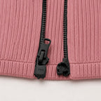 Dame sweater med magnetlynlås