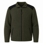 Herre sweater med magnetlynlås